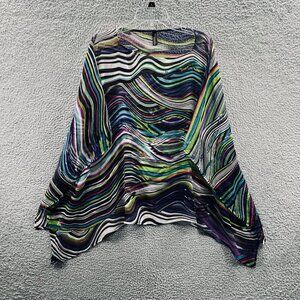Accessory Street Womens Beach Cover Up Top One Size‎ Multi Color Shirt